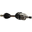 8-Piece Kit Front, Driver and Passenger Side Axle Assembly, includes (2) Axle Assembly, (2) Ball Joint, (2) Tie Rod End, and (2) Wheel Hub