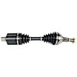 8-Piece Kit Front, Driver and Passenger Side Axle Assembly, includes (2) Axle Assembly, (2) Ball Joint, (2) Tie Rod End, and (2) Wheel Hub