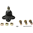 8-Piece Kit Front, Driver and Passenger Side Axle Assembly, includes (2) Axle Assembly, (2) Ball Joint, (2) Tie Rod End, and (2) Wheel Hub