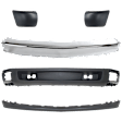 2008 Chevrolet Silverado 1500 - 5-Piece Kit Front, Driver and Passenger Side, Lower Bumper, Chrome,  Includes (1) Bumper, (2) Bumper End, and (2) Valance