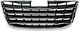 5-Piece Kit Front, Driver and Passenger Side Grille Chrome Shell with Painted Gray Insert, Includes (2) Fog Light, (2) Fog Light Trim, and (1) Grille Assembly