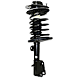 4-Piece Kit Front, Driver and Passenger Side Fully Loaded Strut, FWD, Includes (2) Control Arm and (2) Shock Absorber and Strut Assembly