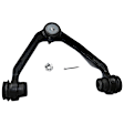 6-Piece Kit Front, Driver and Passenger Side, Upper, Inner and Outer Control Arm, includes (2) Control Arm and (4) Tie Rod End