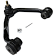 6-Piece Kit Front, Driver and Passenger Side, Upper, Inner and Outer Control Arm, includes (2) Control Arm and (4) Tie Rod End