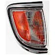 1996 Toyota Tacoma - 4-Piece Kit Driver and Passenger Side Halogen Headlight, With bulb(s), OE Replacement, RWD,  Includes (2) Corner Light and (2) Headlight