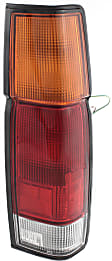 4-Piece Kit Driver and Passenger Side Halogen Tail Light, With bulb(s), Includes (2) Corner Light and (2) Tail Light