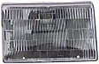 1998 Jeep Grand Cherokee - 4-Piece Kit Driver and Passenger Side Halogen Headlight, With bulb(s), Canada or USA Built Vehicle, OE Replacement,  Includes (2) Headlight and (2) Turn Signal Light