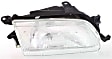 4-Piece Kit Driver and Passenger Side Halogen Headlight, With bulb(s), OE Replacement, Includes (2) Headlight and (2) Corner Light