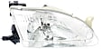 2000 Toyota Corolla - 4-Piece Kit Driver and Passenger Side Halogen Headlight, With bulb(s), OE Replacement,  Includes (2) Corner Light and (2) Headlight
