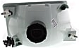 2000 Ford Ranger - 4-Piece Kit Driver and Passenger Side Halogen Headlight, With bulb(s), OE Replacement,  Includes (2) Corner Light and (2) Headlight