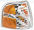 2002-2004 Ford Explorer - 4-Piece Kit Driver and Passenger Side Halogen Headlight, With bulb(s), Sport Utility, OE Replacement, Includes (2) Headlight and (2) Corner Light