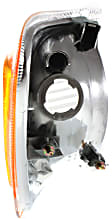 2005 Ford Explorer Sport Trac - 4-Piece Kit Driver and Passenger Side Halogen Headlight, With bulb(s), OE Replacement,  Includes (2) Corner Light and (2) Headlight