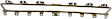 2009 Chevrolet Malibu - 2-Piece Kit Upper Grille, Paintable,  Includes (1) Grille and (1) Grille Trim