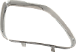 4-Piece Kit, Driver and Passenger Side, Upper, Inner Grille Insert Paintable, Includes (2) Grille Insert and (2) Grille Trim