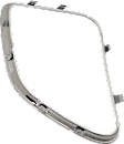 4-Piece Kit, Driver and Passenger Side, Upper, Inner Grille Insert Paintable, Includes (2) Grille Insert and (2) Grille Trim