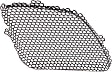 4-Piece Kit, Driver and Passenger Side, Upper, Inner Grille Insert Paintable, Includes (2) Grille Insert and (2) Grille Trim
