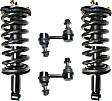 4-Piece Kit Front, Driver and Passenger Side Suspension Kit, Includes (2) Sway Bar Link and (2) Shock Absorber and Strut Assembly