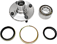 4-Piece Kit Front, Driver and Passenger Side Suspension Kit, Includes (2) Tie Rod End and (2) Wheel Hub