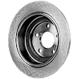 4-Wheel Set Front and Rear Brake Disc and Pad Kit, Plain Surface 5 Lugs Front-276.86 mm/Rear-265.43 mm Front-Organic/Rear-Semi-Metallic Pro-Line Series, Includes (2) Brake Pad Set and (4) Brake Disc