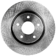 4-Wheel Set Front and Rear Brake Disc and Pad Kit, Plain Surface 5 Lugs Front-276.86 mm/Rear-265.43 mm Front-Organic/Rear-Semi-Metallic Pro-Line Series, Includes (2) Brake Pad Set and (4) Brake Disc