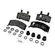 1992 GMC K2500 - 8-Piece Kit Front, Driver and Passenger Side Axle Assembly,  13 in. Rear Drum, For Models With 13 x 2 1/2 in. Brakes, For Models With 7,200 lb Gross Vehicle Weight, New, 4WD, 5.7L 8Cyl