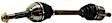 7-Piece Kit Front, Driver and Passenger Side Axle Assembly - New 7-Piece Kit, Includes (2) Brake Disc, (1) Brake Pad Set, (2) Axle Assembly and (2) Control Arm