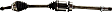 7-Piece Kit Front, Driver and Passenger Side Axle Assembly - New 7-Piece Kit, 2.4L, 4Cyl, Includes (1) Brake Pad Set, (2) Brake Disc, (2) Control Arm and (2) Axle Assembly