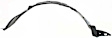 2003 Honda Civic - 6-Piece Kit Driver Side Halogen Headlight, Without bulb(s), OE Replacement, Coupe,  Includes (2) Bumper Bracket, (1) Bumper Cover, (1) Fender, (1) Fender Liner, and (1) Headlight