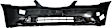 3-Piece Kit Driver and Passenger Side Halogen Headlight, Without bulb(s), Coupe, OE Replacement, Includes (1) Bumper Cover and (2) Headlight