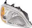 3-Piece Kit Driver and Passenger Side Halogen Headlight, Without bulb(s), Coupe, OE Replacement, Includes (1) Bumper Cover and (2) Headlight