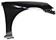 5-Piece Kit, Front Primed Bumper Cover, Includes (2) Bumper Bracket, (1) Bumper Cover, (1) Fender, and (1) Fender Liner