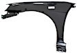 5-Piece Kit, Front Primed Bumper Cover, Includes (2) Bumper Bracket, (1) Bumper Cover, (1) Fender, and (1) Fender Liner