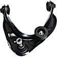 4-Piece Kit Front, Driver and Passenger Side, Upper Control Arm, includes (2) Control Arm and (2) Tie Rod End