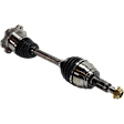16-Piece Kit Front, Driver and Passenger Side Wheel Hub with Axle Assemblies, Ball Joints, Control Arms, Steering Rack Boots, Sway Bar Links, and Tie Rod Ends