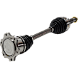 16-Piece Kit Front, Driver and Passenger Side Wheel Hub with Axle Assemblies, Ball Joints, Control Arms, Steering Rack Boots, Sway Bar Links, and Tie Rod Ends