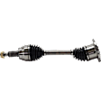 16-Piece Kit Front, Driver and Passenger Side Wheel Hub with Axle Assemblies, Ball Joints, Control Arms, Steering Rack Boots, Sway Bar Links, and Tie Rod Ends