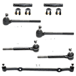 7-Piece Kit Center Link, includes (1) Center Link, (1) Tie Rod Adjusting Sleeve and (2) Tie Rod End