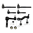 10-Piece Kit Idler Arm, Includes (1) Idler Arm, (2) Ball Joint, (2) Ball Joint and (2) Tie Rod End