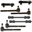 1997 Chevrolet K1500 Suburban - 8-Piece Kit Front, Driver and Passenger Side, Inner and Outer Tie Rod End, With 11/16 (in) x 18 Threads,  Includes (2) Sway Bar Link, (2) Tie Rod Adjusting Sleeve, and (4) Tie Rod End