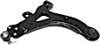 6-Piece Kit Front, Driver and Passenge Side Control Arm, includes (2) Control Arm, (2) Sway Bar Link, and (2) Tie Rod End