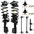 8-Piece Kit Front, Driver and Passenger Side Fully Loaded Strut, Includes (2) Sway Bar Link, (2) Ball Joint, (2) Tie Rod End and (2) Shock Absorber and Strut Assembly