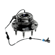 8-Piece Kit Front, Driver and Passenger Side Wheel Hub with Ball Joints, Control Arms, and Tie Rod Ends