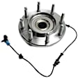 8-Piece Kit Front, Driver and Passenger Side Wheel Hub with Ball Joints, Control Arms, and Tie Rod Ends