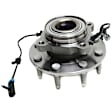 8-Piece Kit Front, Driver and Passenger Side Wheel Hub with Ball Joints, Control Arms, and Tie Rod Ends