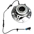 8-Piece Kit Front, Driver and Passenger Side Wheel Hub with Ball Joints, Control Arms, and Tie Rod Ends