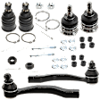 8-Piece Kit Front, Passenger Side, Outer Tie Rod End, Includes (2) Tie Rod End, (4) Ball Joint and (2) Sway Bar Link