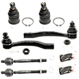 6-Piece Kit Front, Driver and Passenger Side, Outer Tie Rod End, Includes (4) Tie Rod End and (2) Ball Joint
