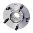 6-Piece Kit Front, Driver and Passenger Side Wheel Hubs, with Bearing, with Tie Rod Ends