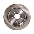 2012 Acura RDX - 2-Wheel Set Rear Brake Disc and Pad Kit, Plain Surface, 5 Lugs, 304.55 mm, Ceramic, 2.3L 4Cyl, Pro-Line Series Includes (2) Disc and (1) Pad Set