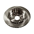 2012 Acura RDX - 2-Wheel Set Rear Brake Disc and Pad Kit, Plain Surface, 5 Lugs, 304.55 mm, Ceramic, 2.3L 4Cyl, Pro-Line Series Includes (2) Disc and (1) Pad Set